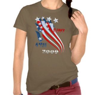 Independence Day Flag T Shirt