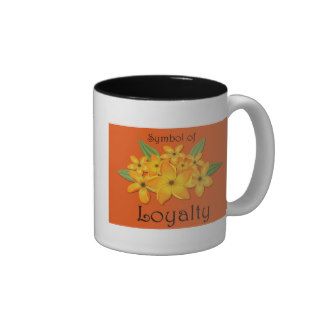 Symbol of Loyalty Plumerica Flower Mug