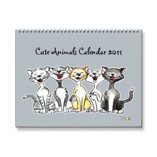 Cute Animals Calendar 2011