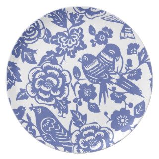Chinese Porcelain Pattern Party Plate