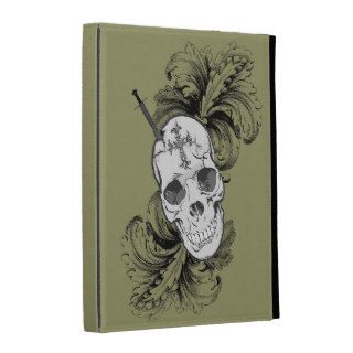 Gothic Skulls and Baroque iPad Folio iPad Cases