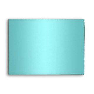 Elegant Teal Blue Linen Envelopes