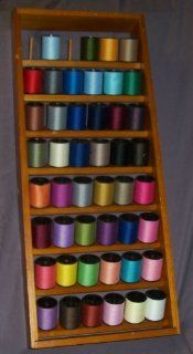 Wood Sewing Thread holder   holds 48 large spools  Other Products  