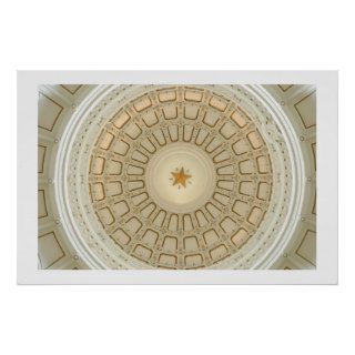 Texas State Capitol Rotunda Print