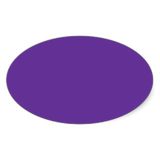 663399 Solid Color Purple Background Template Oval Stickers