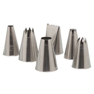 Ateco 6 Piece Pastry Tube and Tips Set Kitchen & Dining