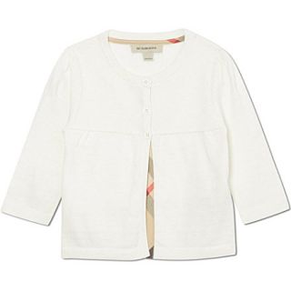 BURBERRY   Classic shimmer cardigan 6 months  3 years