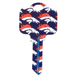 NFL Broncos Kwikset Logo Keys  Sports Related Merchandise  Sports & Outdoors