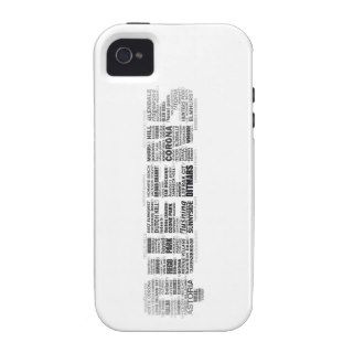Queens New York Typography iPhone Case Vibe iPhone 4 Case
