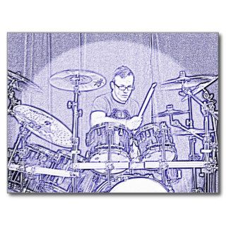 Drum or Drummer Postcard