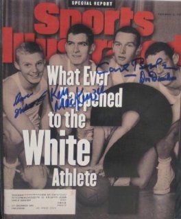 David Fulcomer, Ken MacKenzie, Calr Belz & Don Davidson autographed Sports Illustrated Magazine (Princeton) at 's Sports Collectibles Store