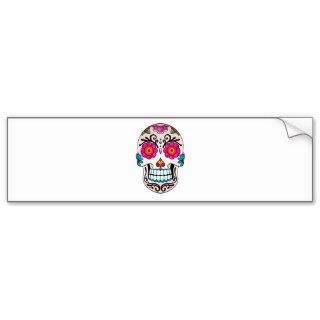 Sugar Skull   Day of the Dead, Tattoo, Mexico Bumper Stickers