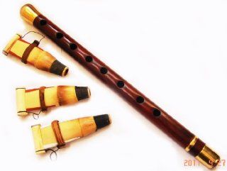 ARMENIAN DUDUK , Duduk , Doodook , from Armenia with BRONZE ENFORCEMENT and 3 Reeds , PROFESSIONAL Instrument   Made from Apricot Wood in Armenia   Oboe Mey Nay Zurna Balaban Kaval Flute Musical Instruments