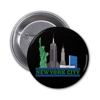 New York City Pinback Buttons