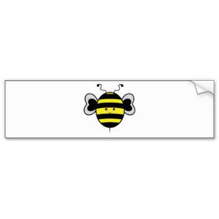 cute kawaii bumble bee bumper sticker