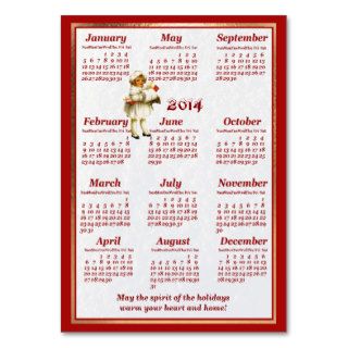 2014 Business Card Pocket Calendar #3 2nd Version