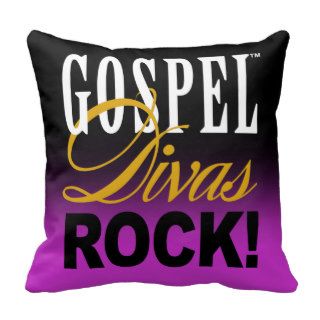 CHICAGO BLING   "Gospel Divas Rock" Pillows