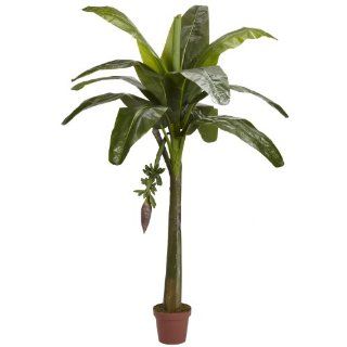 Nearly Natural 5338 Real Touch Banana Silk Tree, 6 Feet, Green   Artificial Trees