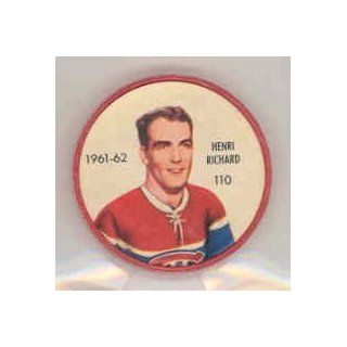 1961 62 Shiriff Coins 110 Henri Richard Canadiens Near Mint at 's Sports Collectibles Store