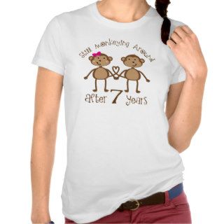 Funny 7th Wedding Anniversary Gifts T Shirts