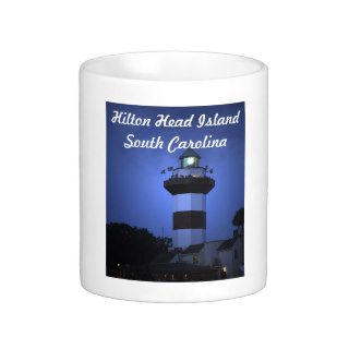 Hilton Head Island Lighthouse in South Carolina Coffee Mugs