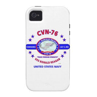 USS RONALD REAGAN CVN 76  NAVY CARRIER CASE FOR THE iPhone 4