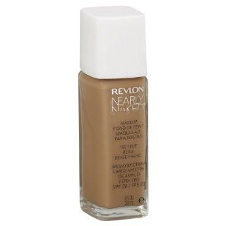 Revlon Nearly Naked Makeup, True Beige, 1 oz  Foundation Makeup  Beauty