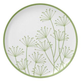 Mod Dandelions, Melamine Tableware / Plate