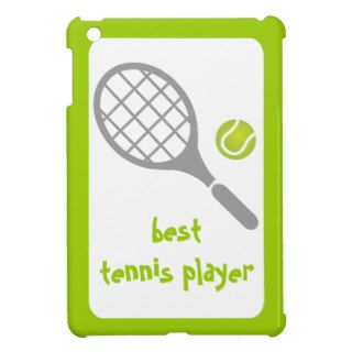Best tennis player, tennis racket and ball iPad mini covers