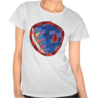 "Faithless" Stained Glass Sketch T Shirts
