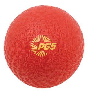 Champion Sports Playground and Kickball Nylon 5 Inch Red Balls(the ball needs inflation)  Pure Barre  Sports & Outdoors