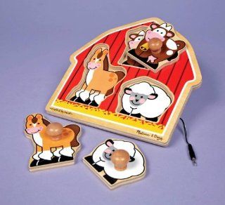 Special Needs Adapted Switch   Farm Animal Shape Puzzle  