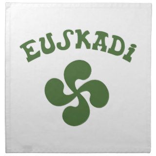 Cross Euskadi Basque Cloth Napkin