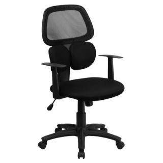 FlashFurniture Mid Back Mesh Chair with Flexible Dual Lumbar Support BT 2755 