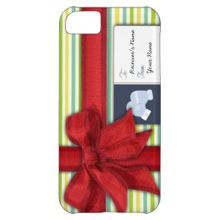 Wrapped Gift with Ribbon and Tag iPhone 5C Cases