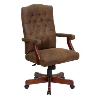 FlashFurniture High Back Classic Executive Office Chair with Arms 802 BRN GG