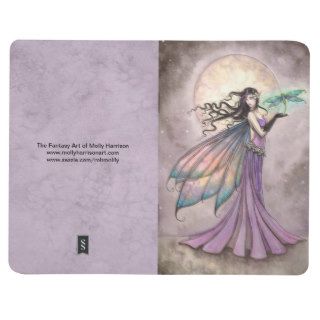 Purple Fairy and Dragonfly Fantasy Art Journal