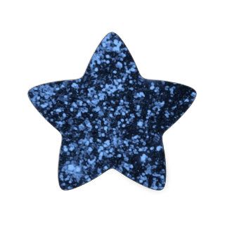 COOL ROYAL BLUE BLACK SPARKLE GLITTER BACKGROUND P STAR STICKERS