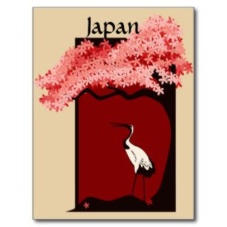 Japanese Crane Postcard