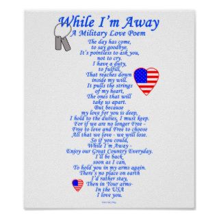 Military Love Poem Poster
