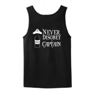 Rum Never Disobey a Captain Tank Top Clothing