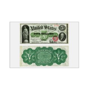 United States $5 Banknote Series of 1863 Lawn Signs