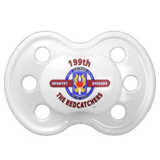 199TH INFANTRY BRIGADE " THE REDCATCHERS"VIETNAM BABY PACIFIERS