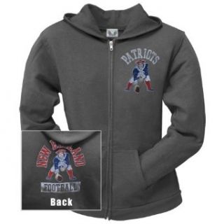 New England Patriots   Old School Logo Juniors Hoodie Clothing