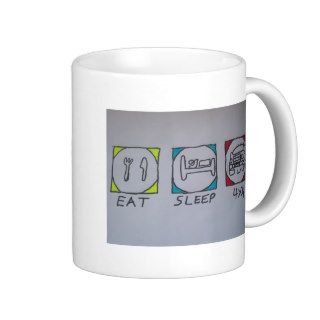 eat,sleep,4by4 coffee cup coffee mugs