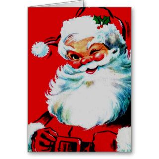 Vintage Santa Claus Christmas Greeting Card