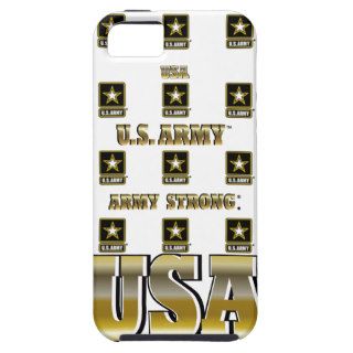 Cool U.S. Army Gold Brown & White iPhone 5 Case