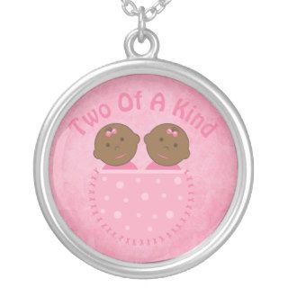Ethnic Twin Girls Necklace For Kids