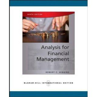 Analysis for Financial Management (9780071276269) Robert C. Higgins Books