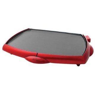 Chef Pepin CH48865 Non Stick Electric Griddle, Red Kitchen & Dining